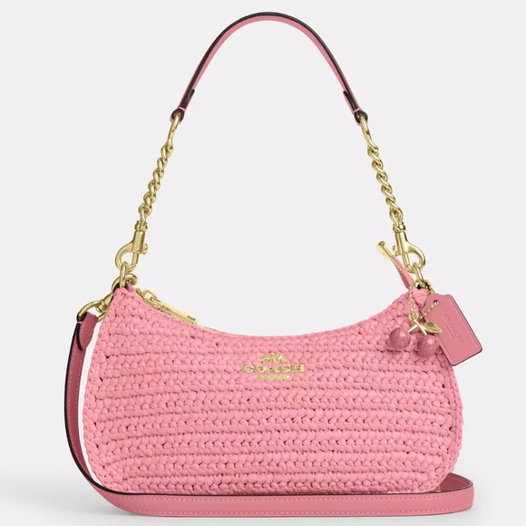 Coach Handbags - NWT Coach! Teri Shoulder Bag Im/Cherry Blossom 🌸